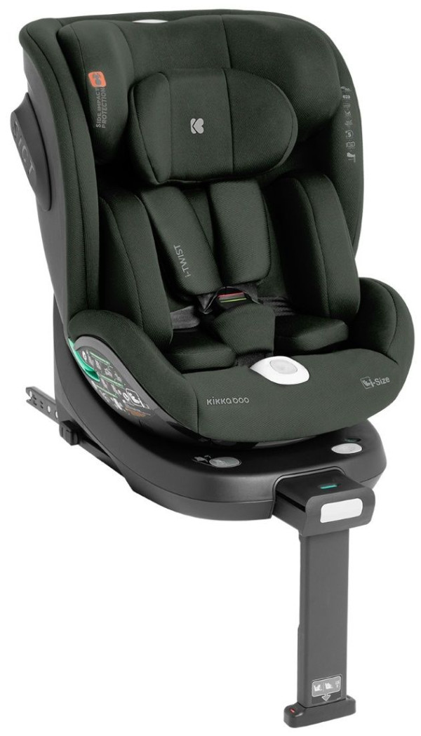 Autosediste I Twist, Isofix, Kikka Boo, Army Green