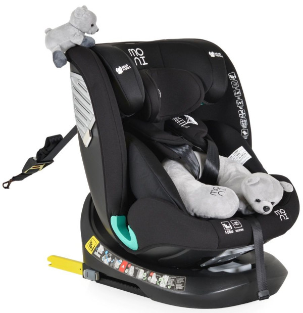 Autosediste SERENGETI, I Size, Isofix, Cangaroo, Black