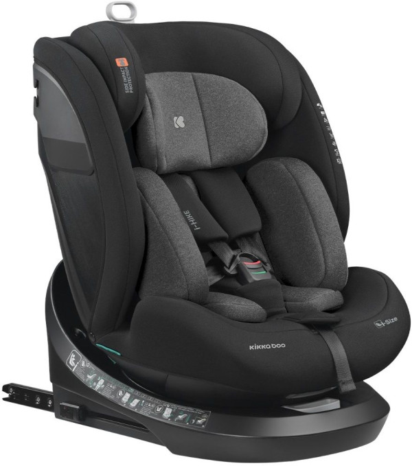 Autosediste I Hike, Isofix, Kikka Boo, Dark Grey