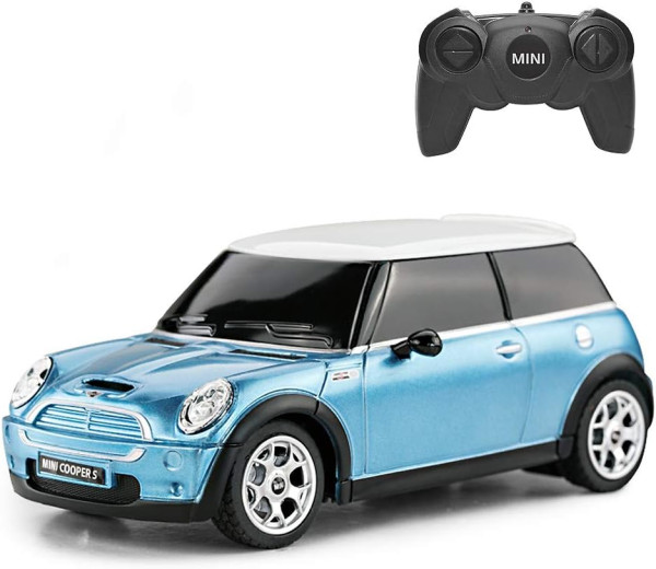 Auto na daljinski MINI Cooper S 1:24, Rastar, Blue