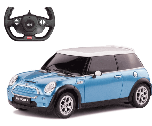 Auto na daljinski MINI Cooper S 1:14, Rastar, Blue