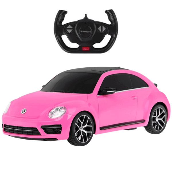 Auto na daljinski VW BEETLE, Rastar 78000 Roze