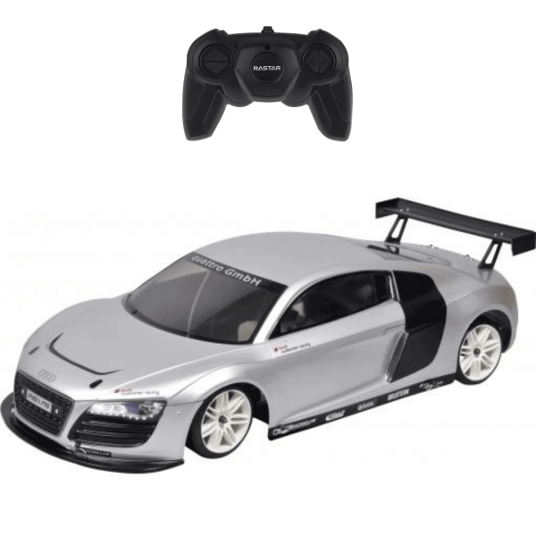 Auto na daljinski AUDI R8 1:24, Rastar Sivi