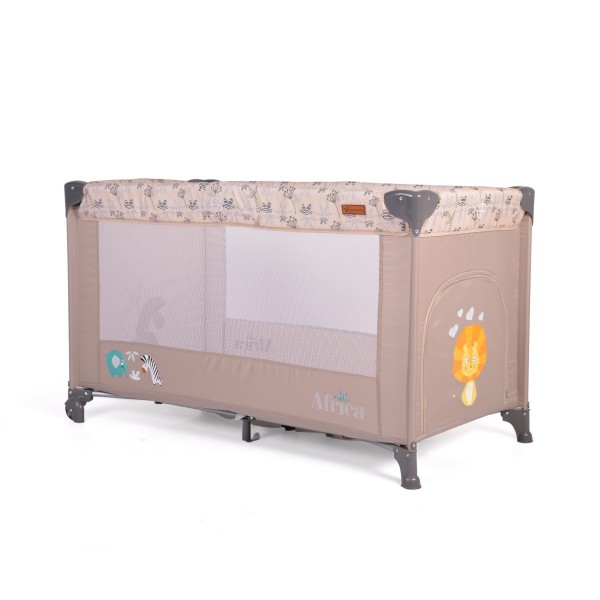 Krevetac za bebe AFRICA, Cangaroo, Beige