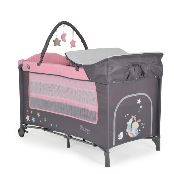 Krevetac za bebe SLEEPY, Cangaroo, Pink